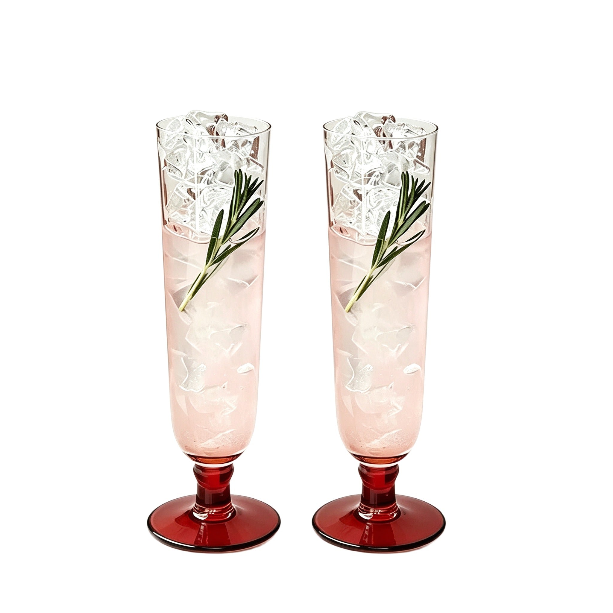 Amber Cocktail Glass Set